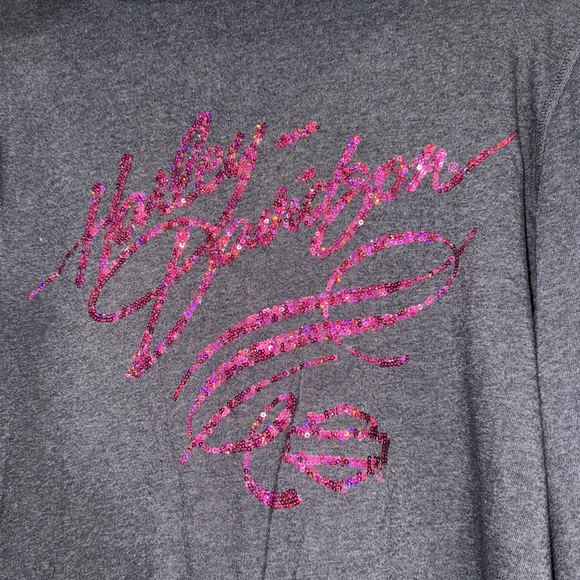 HARLEY DAVIDSON Breast Cancer Awareness Zip Up Hoodie, Size 2Xl - Picture 8 of 8